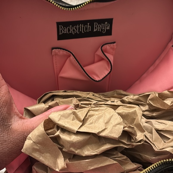 ‘Hell Here’ Backstitch Bruja Purse - Picture 2 of 13